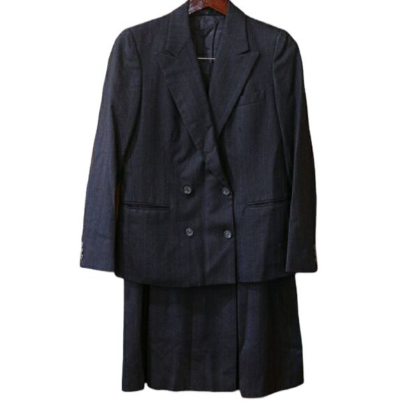 Lady Brittany Black Skirt Suit Midi Skirt and Blazer Jacket 10 - Picture 1 of 16